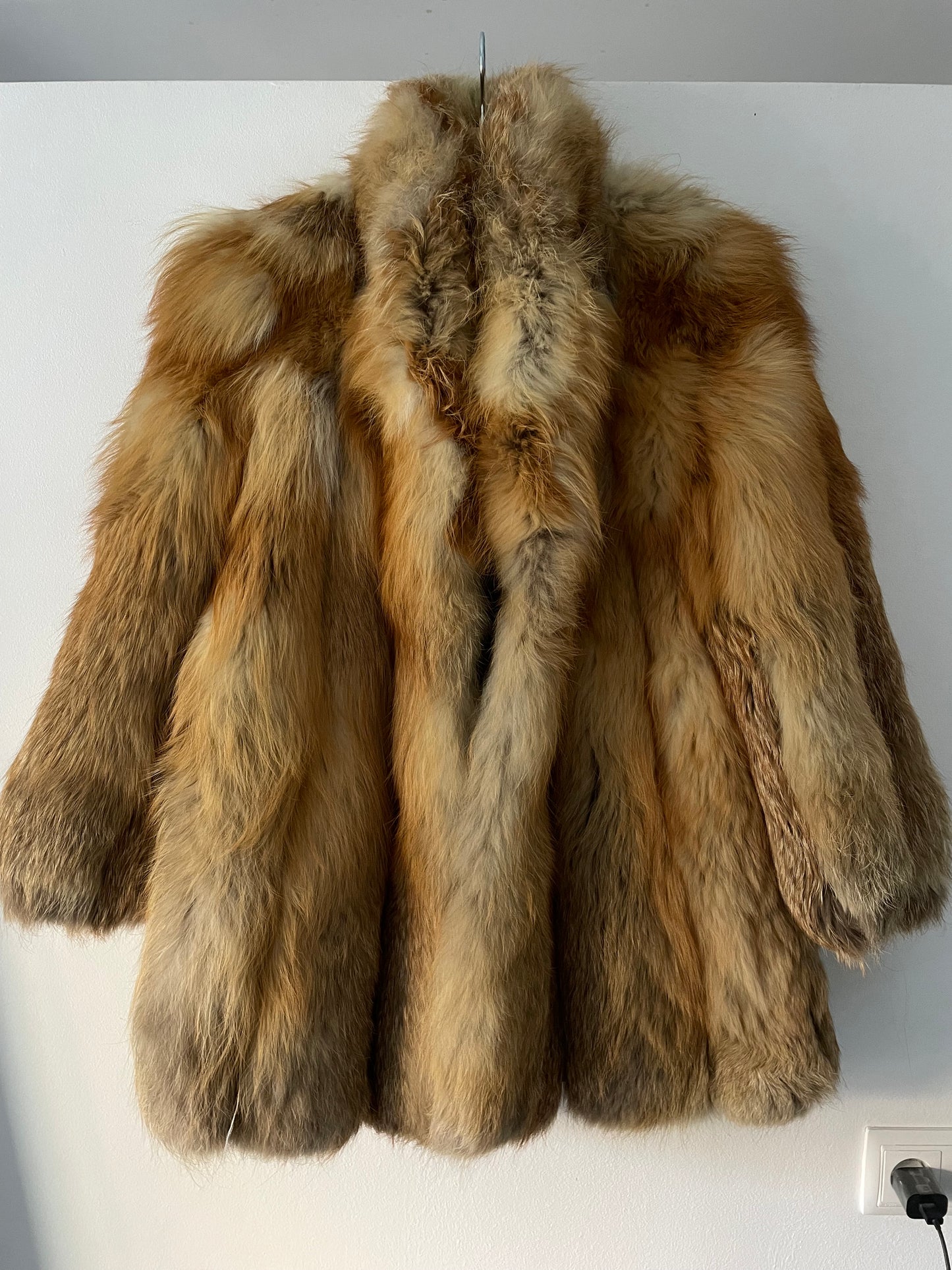 Vintage fox fur coat