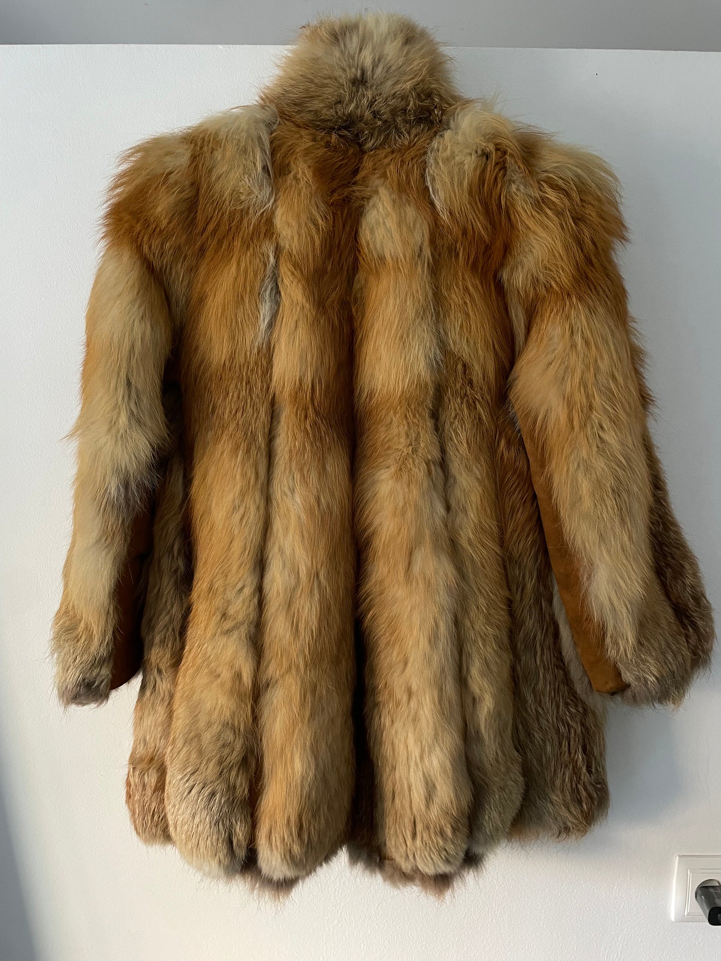 Vintage fox fur coat