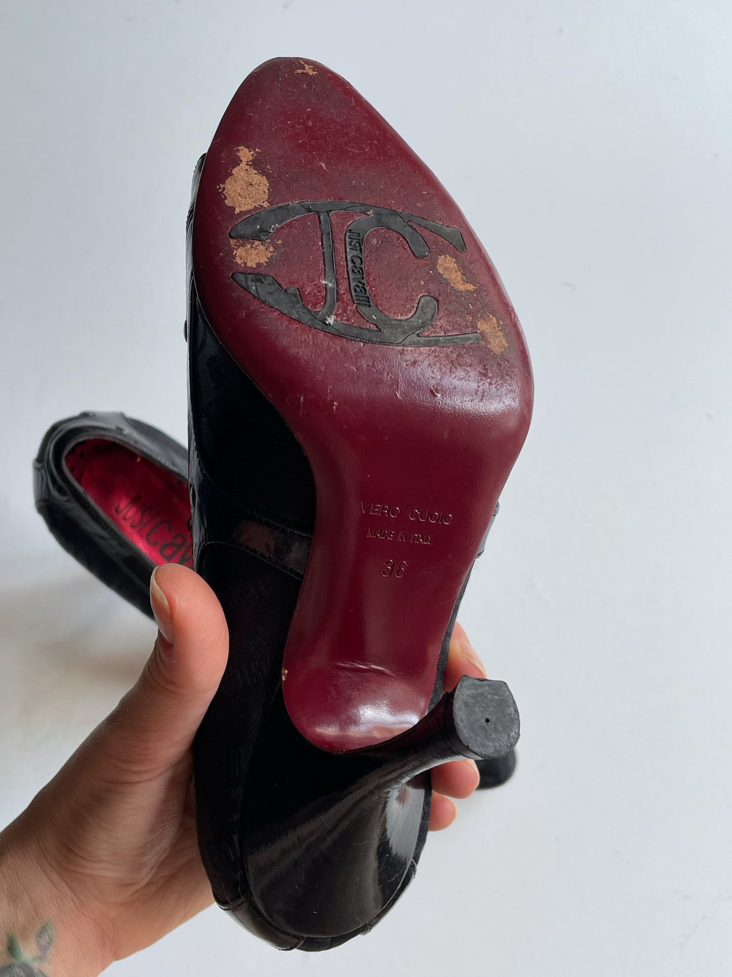 Vintage court heels by Just Cavalli