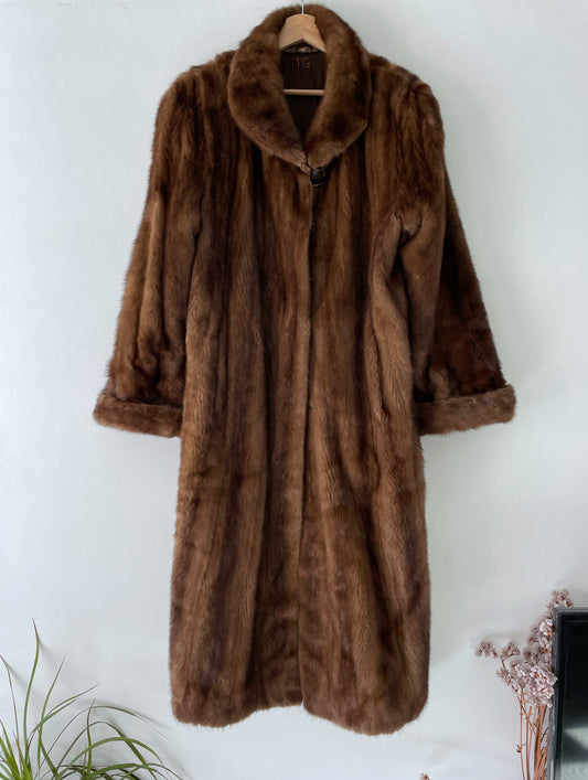 Vintage mink fur coat