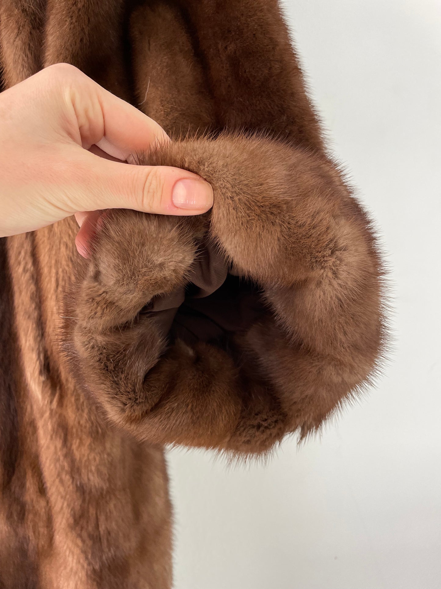 Vintage mink fur coat