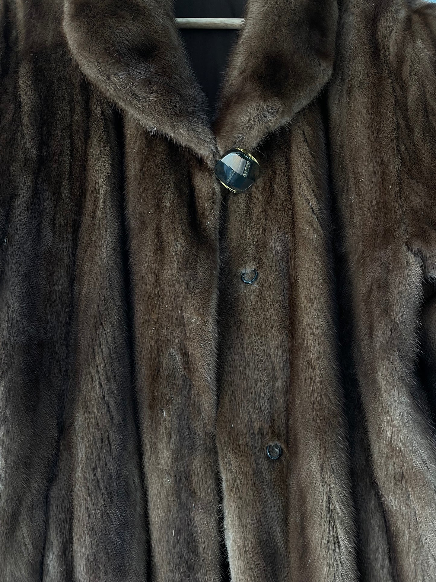 Vintage mink fur coat