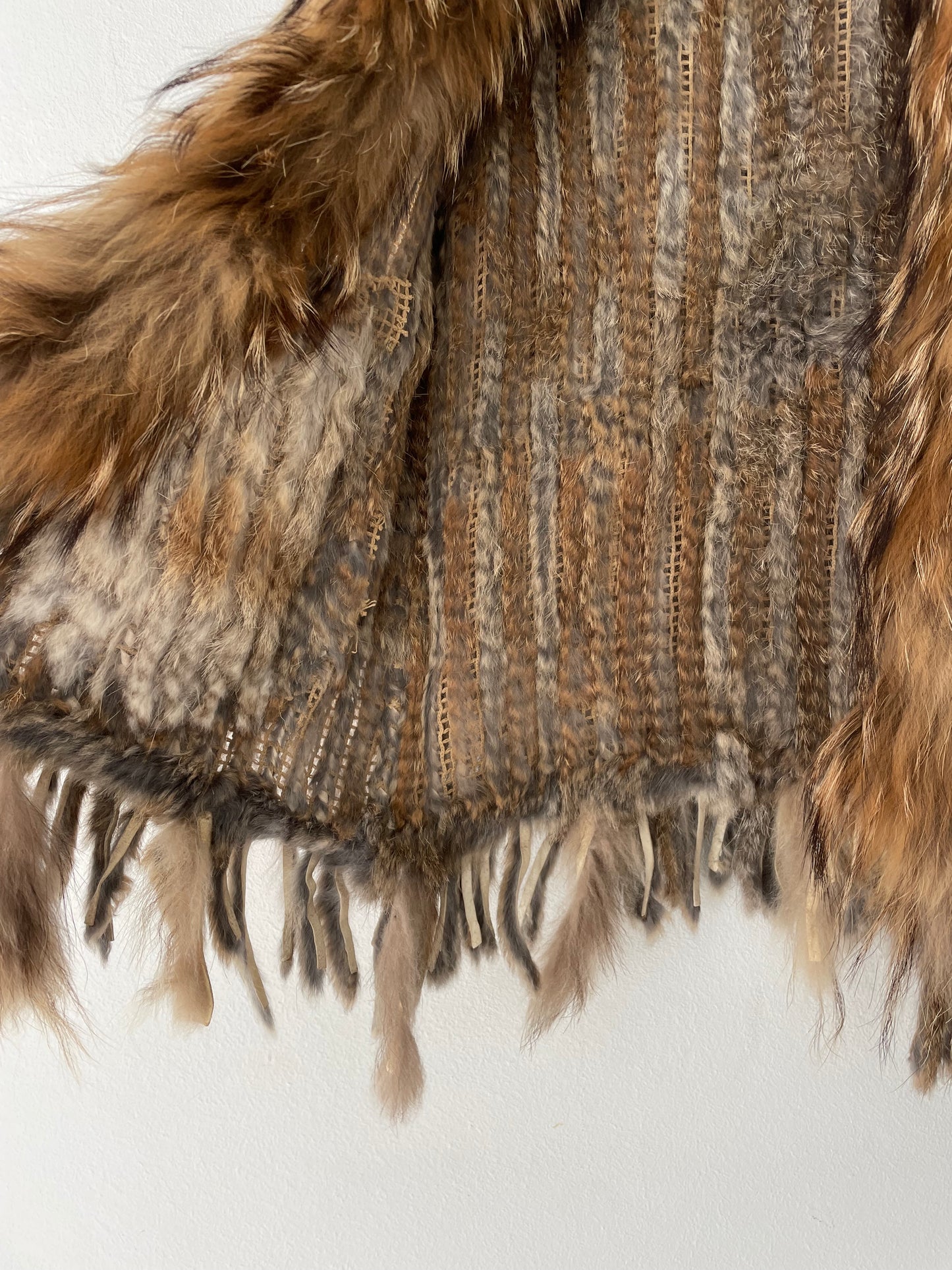 Natural fur vest