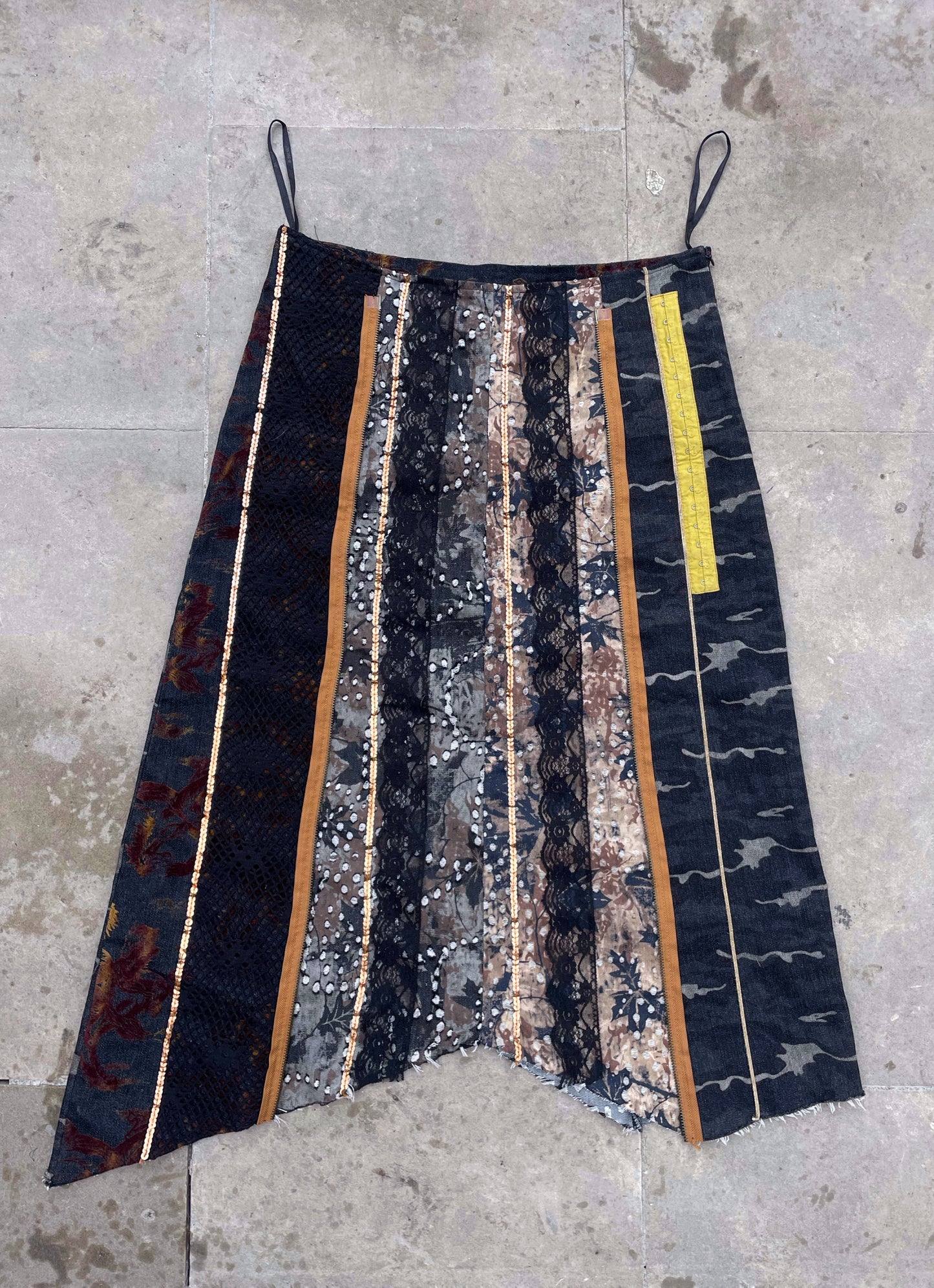 Maxi patchwork skirt