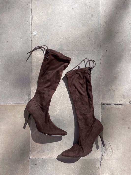 Velour Boots