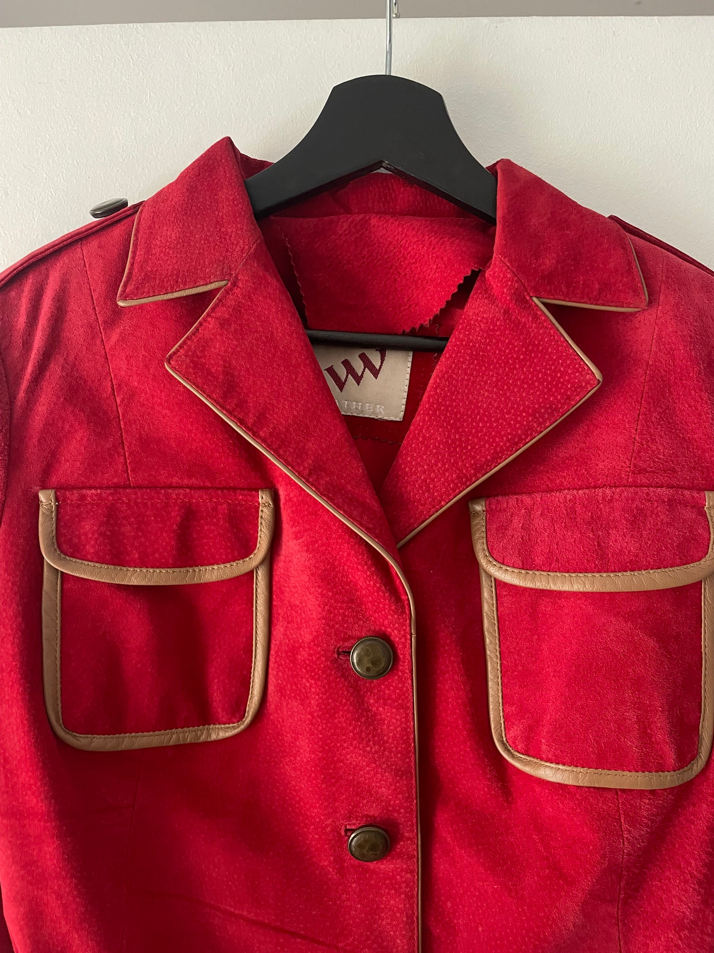 Chaqueta de ante vintage