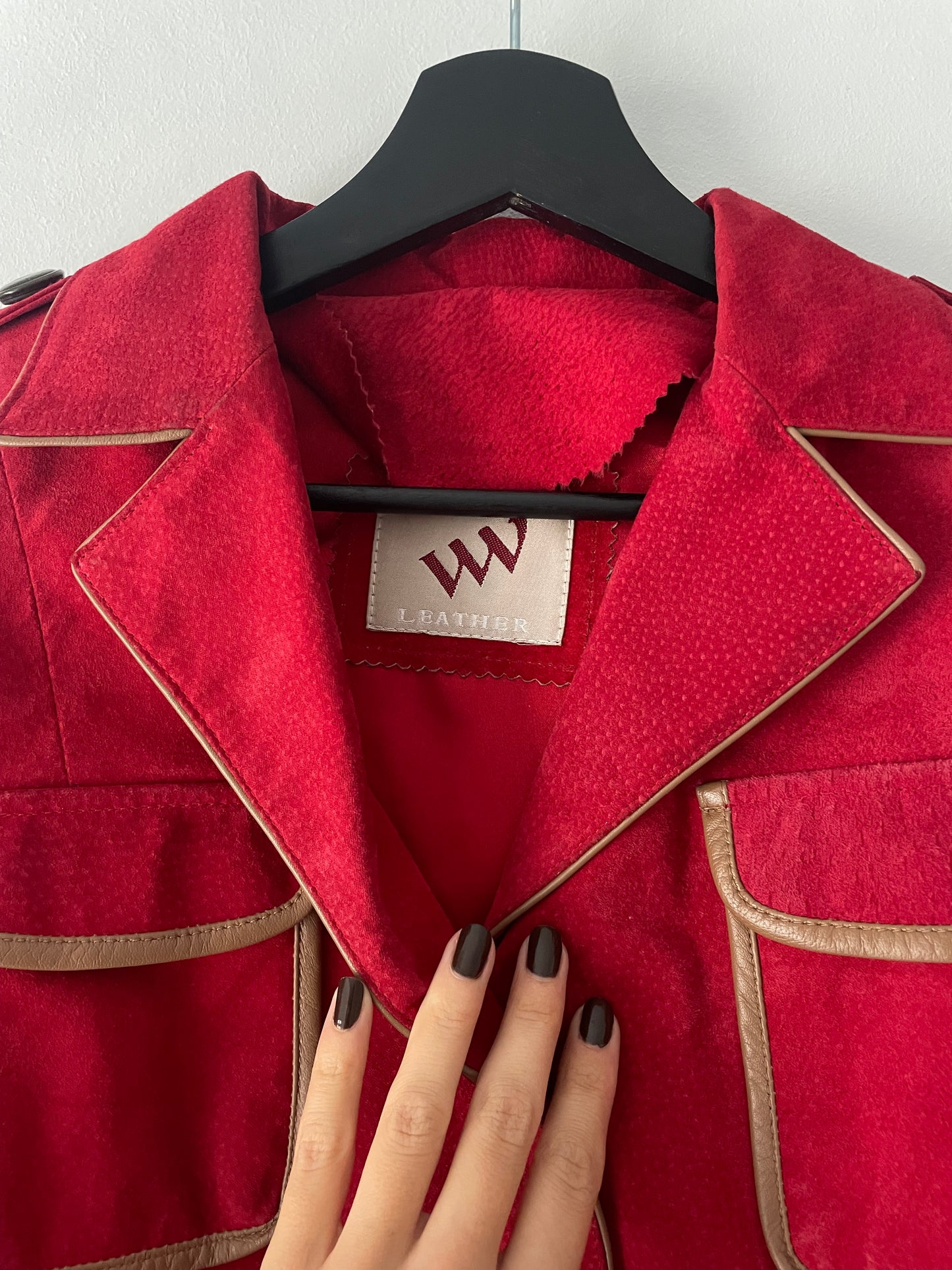 Chaqueta de ante vintage