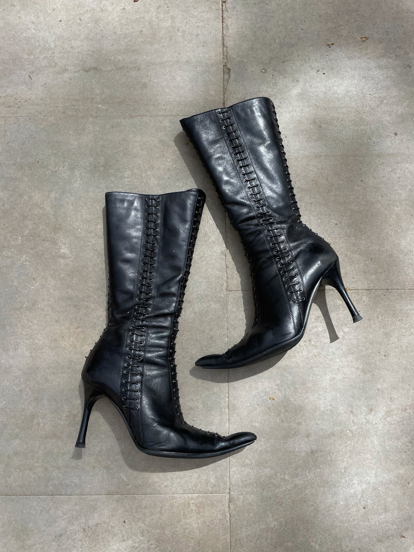 Vintage leather boots by R&Renzi