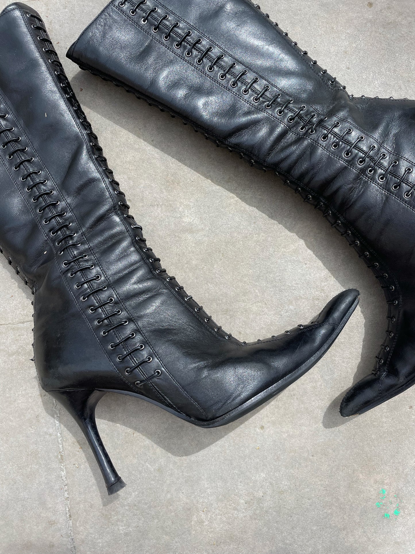 Vintage leather boots by R&Renzi
