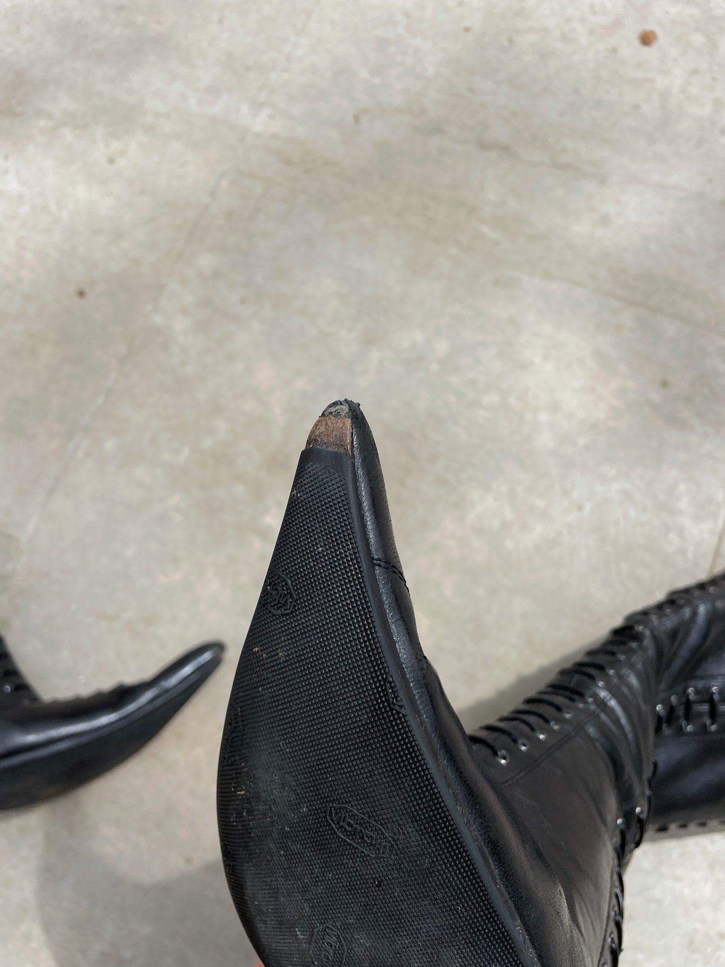 Vintage leather boots by R&Renzi