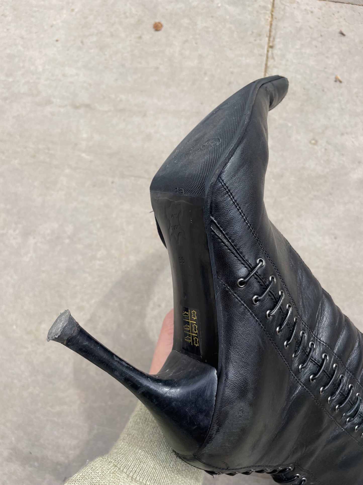 Vintage leather boots by R&Renzi